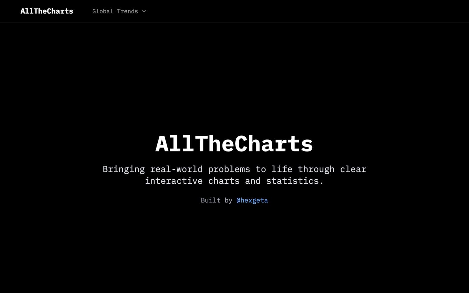 AllTheCharts — screenshot