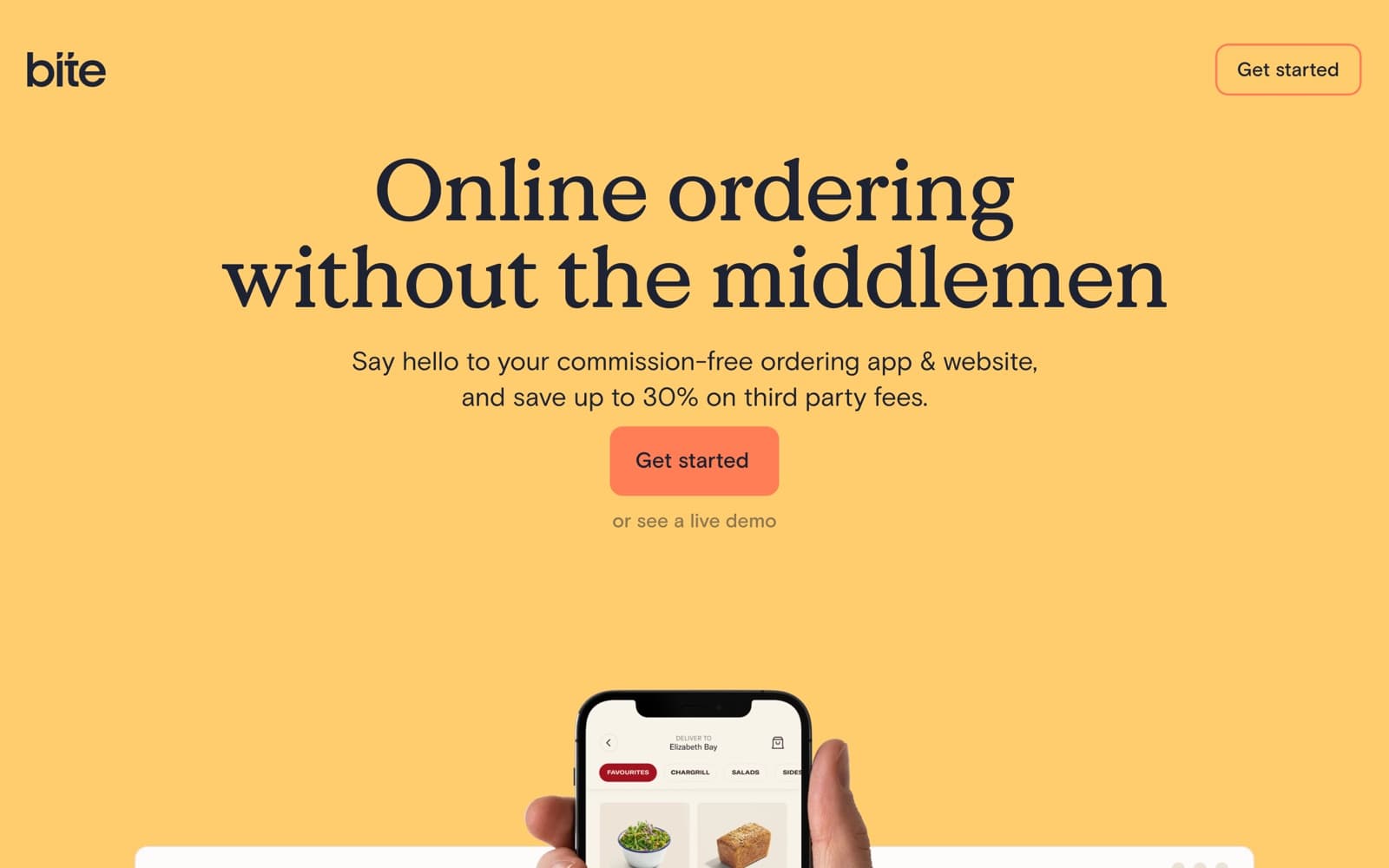 BiteHQ — screenshot