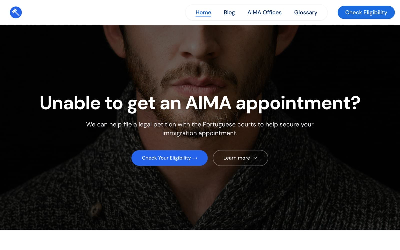 Immigration Legal Support — screenshot